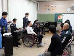 音楽部の発表の様子です