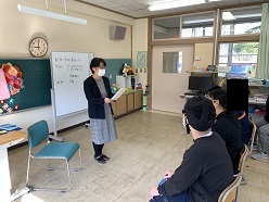 校長先生からのあいさつです