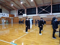体育館の様子