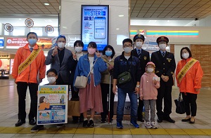 児童生徒と鳥取鉄道部の皆さま