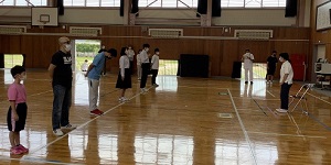 壮行会の様子①