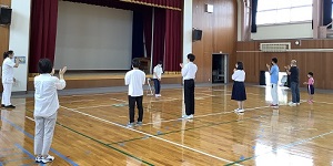 壮行会の様子②