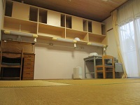 からっぽになった舎室
