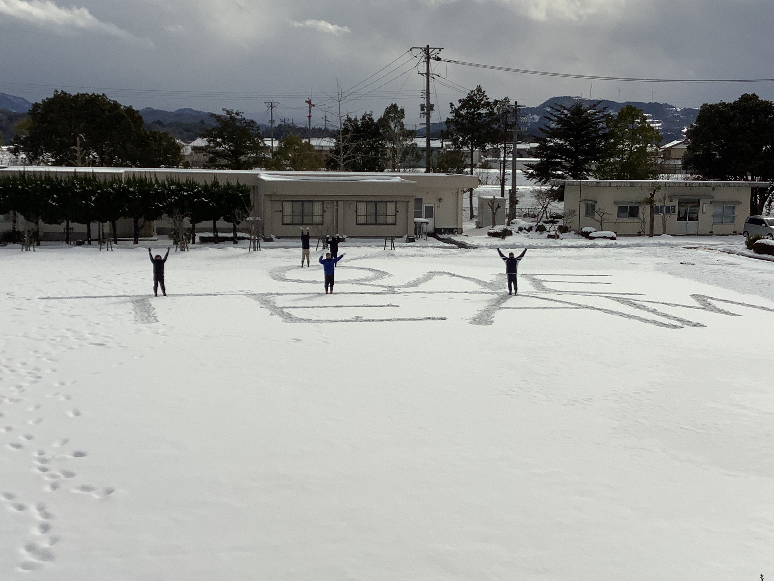 雪上ウォーク