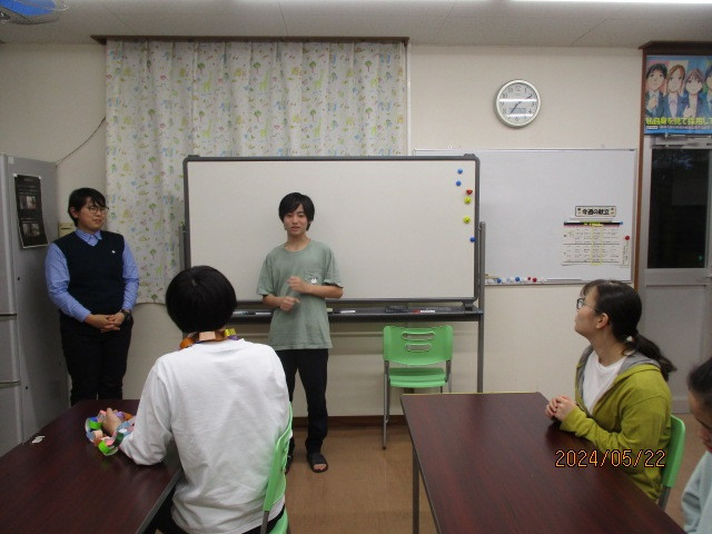 男子舎生が夢について語っているところ
