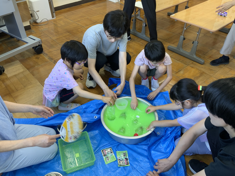 みんなで「どぼーん」