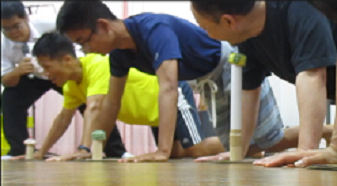 腕立て伏せ対決