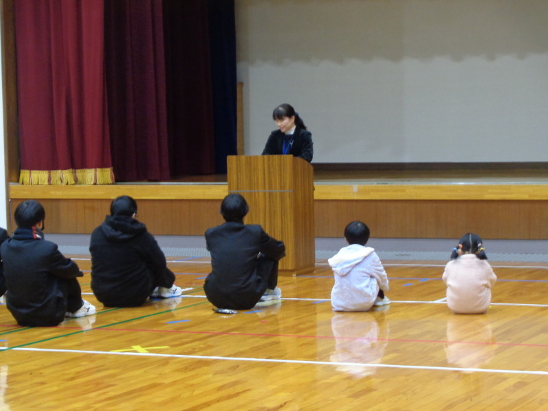 校長先生のお話