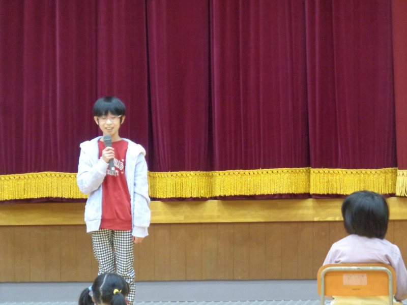 一言発表①