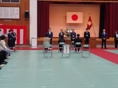 着任式　