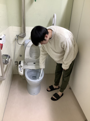 トイレの掃除