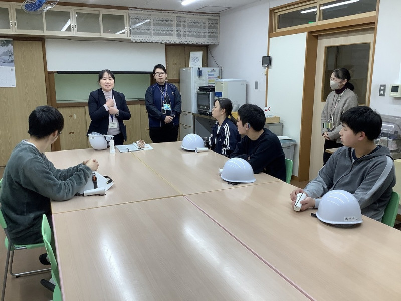 講評を聞いている