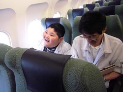 機内①