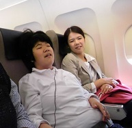 機内①