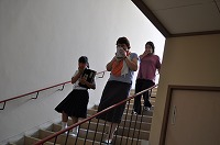 避難の様子