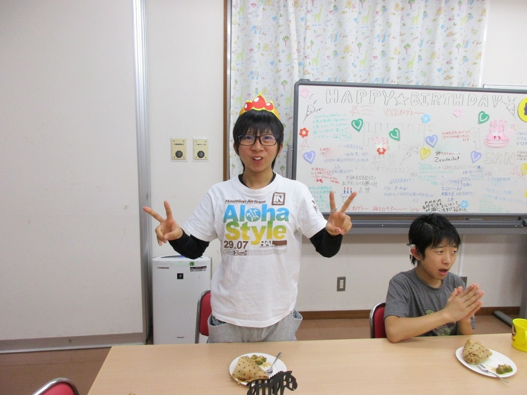 誕生日の舎生