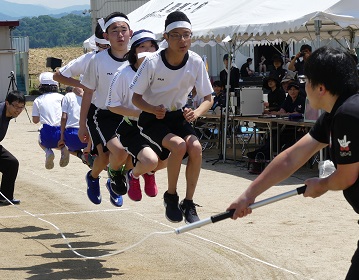 息を合わせてジャンプ！