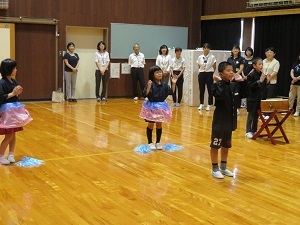 小学部の激励