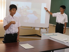 中学部学校祭練習②