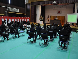 入学式の様子です