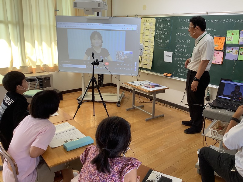 リモート学習による事前学習