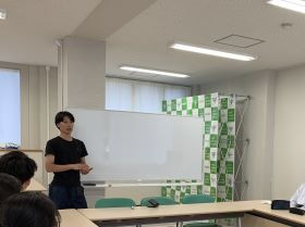 卒業生に学ぶ座談会(岸本祥生さん)