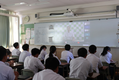 ２学期始業式①