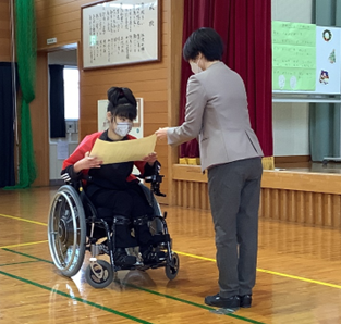 表彰伝達①