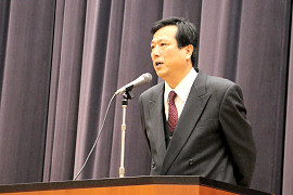 校長退任式１