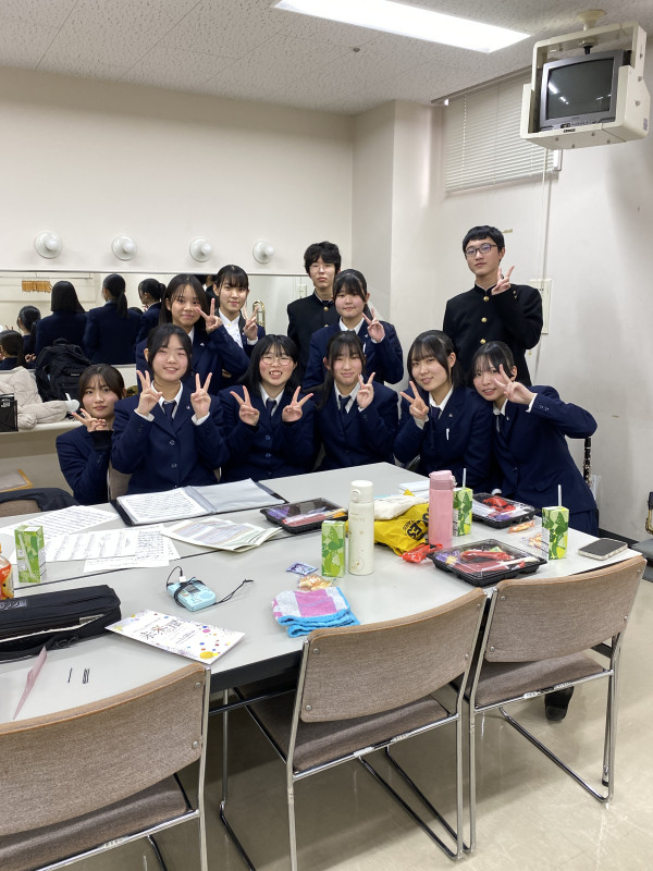 楽屋にて