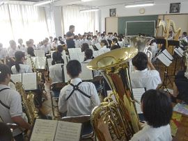 八頭高体験（吹奏楽部）