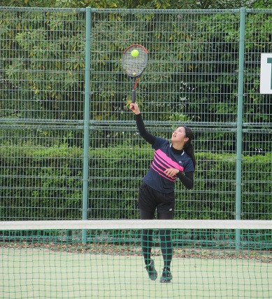 女子テニス部県総体写真