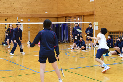 球技大会バドミントン