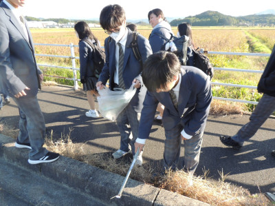 通学路清掃①