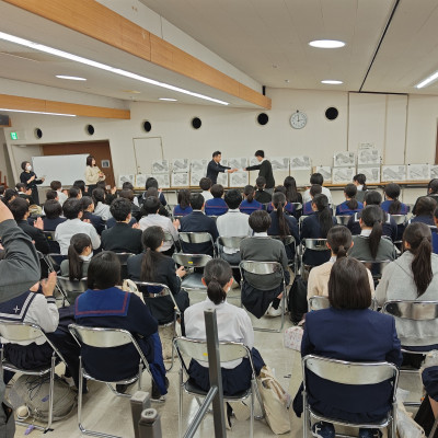 コンクールの表彰式
