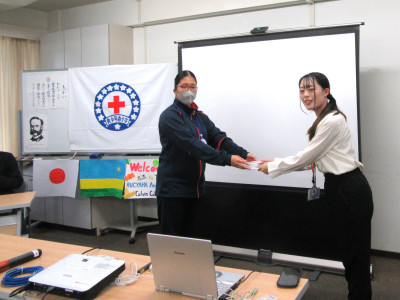 JRC一円玉募金贈呈