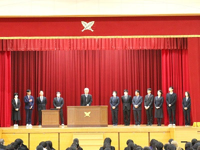 離任式2(挨拶)