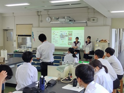 鳥取西高校課題研究発表会