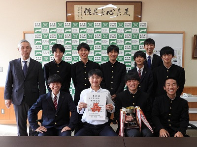 テニス男子表彰