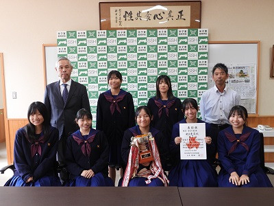 テニス女子表彰