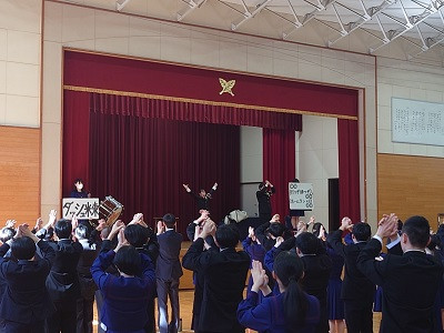 応援練習最終日