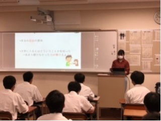 先輩に学ぶ　講演の様子