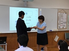 ビジネスマナー講習会の様子