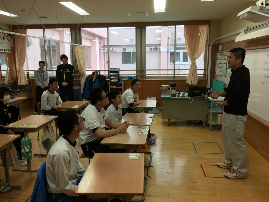 中学部職員着任式