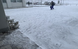 吹雪玄関